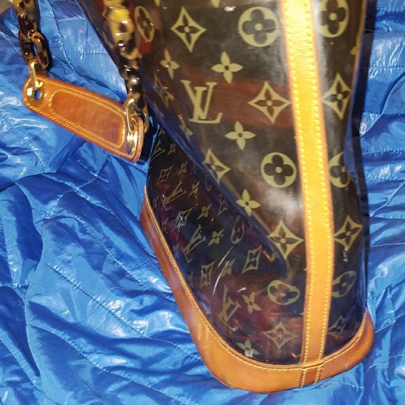 LOUIS VUITTON *AUTH * CABAS AMBRE TOTE BAG RARE - Picture 6 of 6